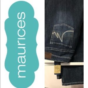 NWT Maurice’s Taylor boot cut jeans size 24